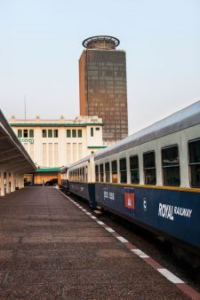 A train in Phnom Penh.